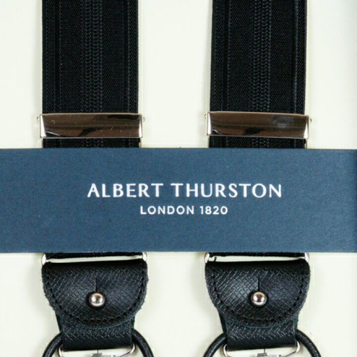 市場 送料無料 英国 アルバート THURSTON ALBERT ブレイシス クリップ式 ブラウン アーガイル サスペンダー ボタン式 サーストン  2WAY 製 メンズ
