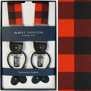 ALBERT THURSTON �A���o�[�g�T�[�X�g�� �T�X�y���_�[ Y�^ �� ���b�h �`�F�b�N�� �p���� �T�[�X�g�� �u�����h �u���C�V�[�Y 2640-1�y���������z�y�y�M�t_��z