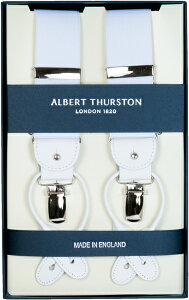 ALBERT THURSTON �A���o�[�g�T�[�X�g�� �T�X�y���_�[ �����Y Y�^ 2WAY �� �z���C�g ���n �v���[�� �p���� �T�[�X�g�� �u�����h �A���o�[�g�E�T�[�X�g�� �u���C�V�[�Y �a�m �j �j���p �t�H�[�}�� ��