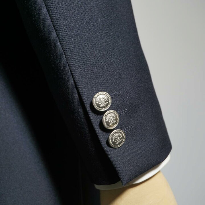 楽天市場】紺ブレザー メンズ | 日本製生地 ウール100% 定番の紺 