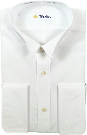 【 日本製 】 ウィングカラーシャツ 白 ダブルカフス モーニング ウイングシャツ シャツ ワイシャツ フォーマル FORMAL メンズ Men's 紳士 男 男性用 結婚式 披露宴 39