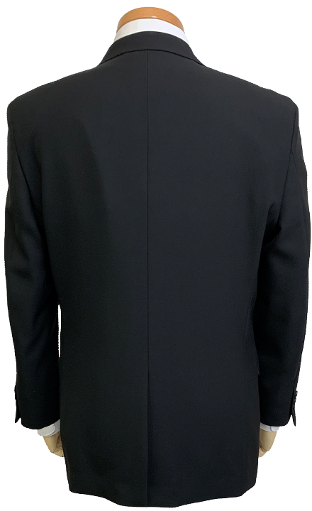 楽天市場】ウール100% 超黒 ブラック フォーマル ノッチラペル 2釦