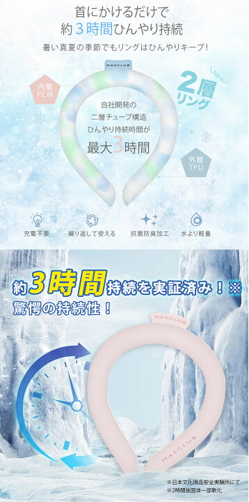 楽天市場】＼楽天1位／ クールリング アイスネックリング アイス 