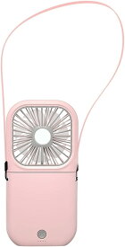 【P5倍】＼半額クーポン／ ハンディファン 首掛け扇風機 首かけ 携帯扇風機 手持ち扇風機 ハンディ ハンディーファン ストラップ ハンディ ファン モバイルバッテリー 持ち運び ポータブル ミニ 折りたたみ