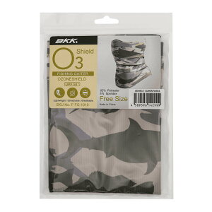 BKK r[P[P[ FISHING GAITER OZONE SHIELD O3shield Camouflage  Ap FreeSize tFCXK[h tFCXV[h Ăh~ O΍