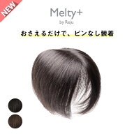 【返品OK】ピンなしウィッグ メルティ / メルティプラス 部分 ウィッグ ピン不要 しっかり留まる さりげ…