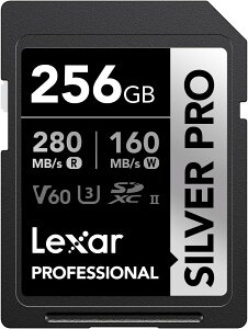 Lexar Professional SDXC 64GB SILVER PRO UHS-II V60 őǎ280MB/s ő发130MB/s Ki T|[g