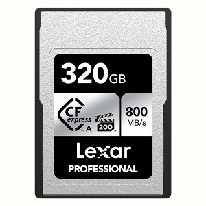 Lexar Professional CFexpress Type A J[h SILVER V[Y ϋvpSLC őǍ 800MB/s ő发 700MB/s VPG200 rfI S[WX Sony Alpha Ki [J[10Nۏ (160GB)