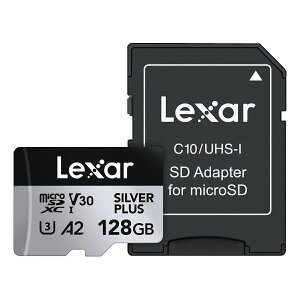 ���L�T�[�����̔� Lexar microSD 256GB 128G Silver Plus microSD UHS-I(U3) V30 �ő�ǎ�205MB/s �ő发��150MB/s �������K�i �i�v�ۏ�