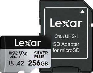 ���L�T�[�����̔� Lexar microSD 256GB 128G Silver Plus microSD UHS-I(U3) V30 �ő�ǎ�205MB/s �ő发��150MB/s �������K�i �i�v�ۏ�