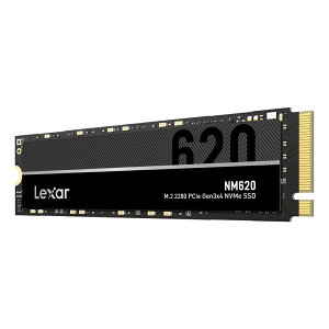 Lexar SSD NM620 M.2 2280 PCIe Gen3×4 NVMe őǂݏo3500MB/s 1300MB/s 5Nۏ [J[T|[g 256GB LNM620X256G-RNNNG [sAi]