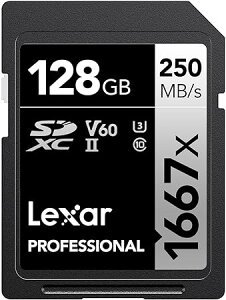 Original Lexar ���L�T�[Professional 1667x Flash SD�������[�J�[�hV60 250MB/s 4K���� �����]�� �f�W�^���J���� SDXC UHS-II V60 64GB 128GB 256GB U3 ���[�J�[�ۏ� ���K�i�@�����̔�