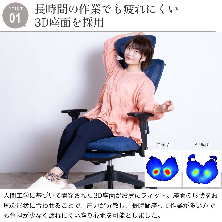 楽天市場】【予約在庫は2月上旬出荷】 オフィスチェア リクライニング