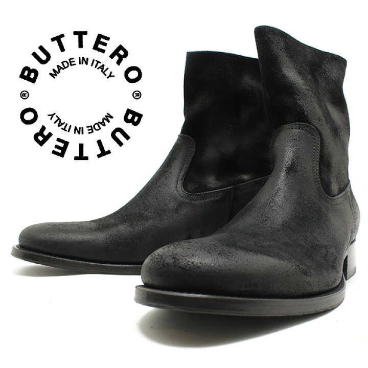 楽天市場】BUTTERO ブッテロ 日本正規品 定番バックジップブーツ PE 