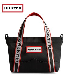 HUNTER ハンター ナイロン ミニ トップ クリップ トート バッグ HUNTER NYLON TOPCLIP TOTE MINI UBS1203KBM-BAH ハンター ブランデッド ウェビング 耐水仕様 【正規品】