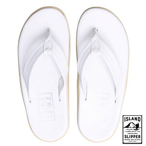 �A�C�����h�X���b�p Island Slipper PT202 ���U�[�g���O�T���_�� �z���C�g �����Y ���f�B�[�X