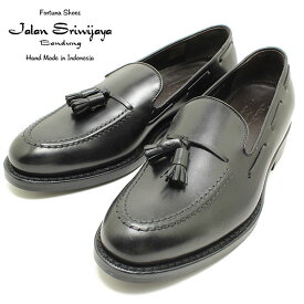JALAN SRIWIJAYA ジャランスリウァヤ　98811 タッセルローファー ダイナイトソール BLACKカーフ ビジネス ドレス 紐靴 革靴 メンズ