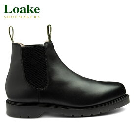 Loake England ローク McCAULEY マコーリー カーフレザー チェルシーブーツ サイドゴア モッズブーツ ハンドメイド 英国製 本革 メンズ Fフィット 3E相当 PVCソール MCCB
