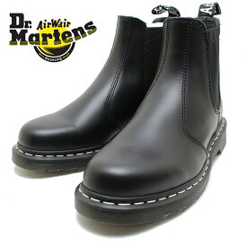Dr.Martens ドクターマーチン 2976 Chelsea Boot サイドゴア WHITE STITCH 26257001 BLACK ホワイトステッチ