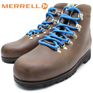 MERRELL メレル LEATHER レザー トレッキングシューズ BROWN MOGANO J1027