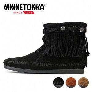 Minnetonka �~�l�g���J HI TOP BACK ZIP BOOT �n�C�g�b�v �o�b�N�W�b�v �t�����W�u�[�c ���f�B�[�X ���K�i