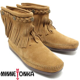 Minnetonka ミネトンカ　正規品 HI TOP BACK ZIP BOOT　ダスティーブラウン 293 Minnetonka ミネトンカ　正規品 レディース 正規品 シリアル