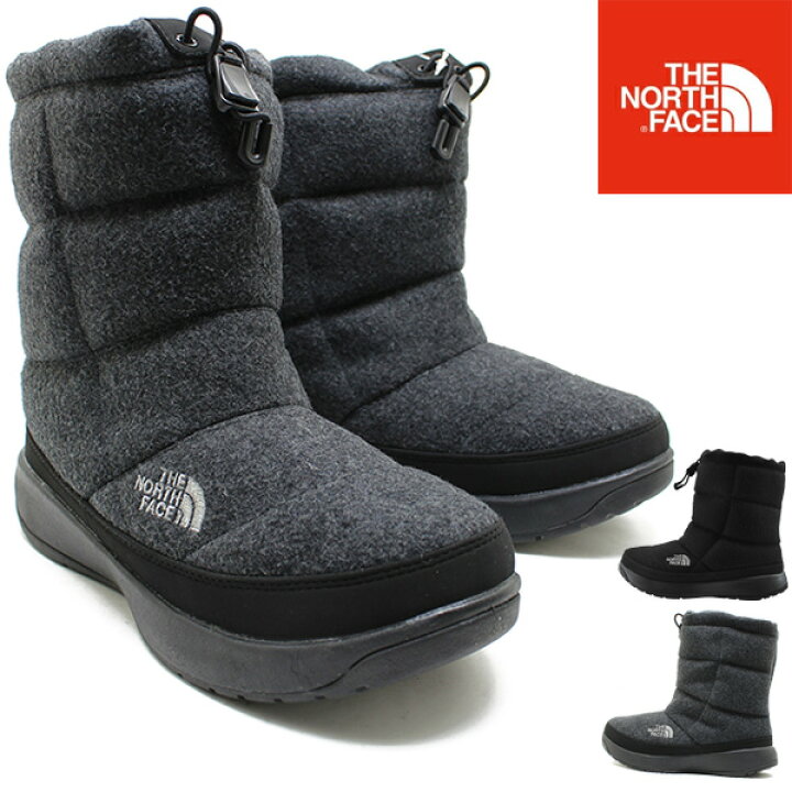 楽天市場】ノースフェース The North Face W Nuptse Bootie Wool V 