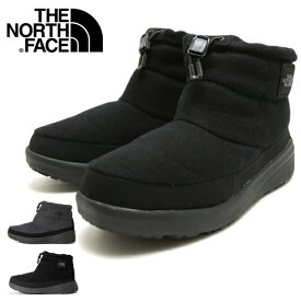 【最大P15倍！要エントリー】ノースフェース The North Face W Nuptse Bootie WP Logo Short NFW52280 ヌプシ ブーティ ウォータープルーフ ロゴ ショート スノー ブーツ レディース 撥水 ウィンターブーツ ブラック グレー