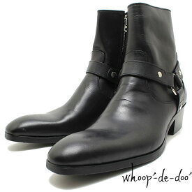 フープディドゥ whoop-de-doo 105141 リングブーツ 本革ブーツ 5cmヒール ハイヒール 本革ブーツ ロック whoop'-de-doo'