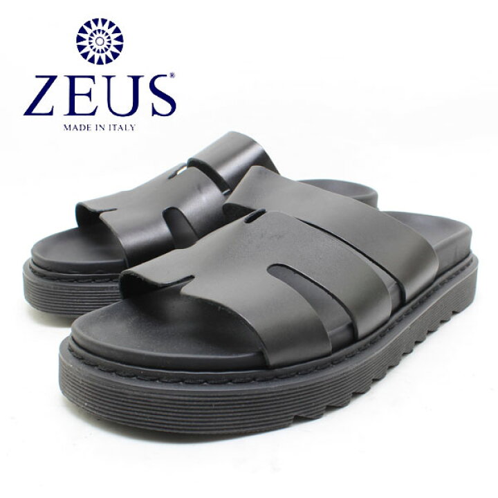 楽天市場】ZEUS ゼウス 22207 イタリア製 本革 メンズ レザー サンダル 