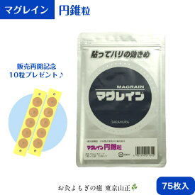 マグレイン 円錐粒 【75枚】強刺激タイプ 阪村研究所