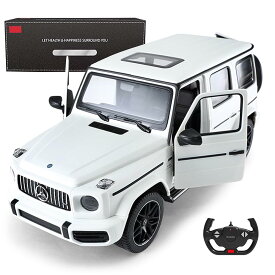 RASTAR◇メルセデスベンツ(Gクラス)G63AMG◇ライセンス認証車RC1/14ラジコンカー/ホワイト