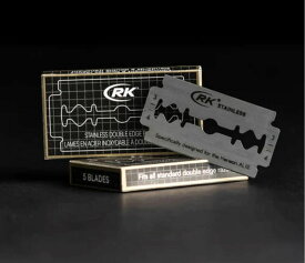 Henson Shaving 替え刃 カミソリ 100枚入り 替刃 髭剃り 刃 純正 RKステンレスカミソリ HENSONモデル ヘンソン シェービング 父 プレゼント 母の日 父の日