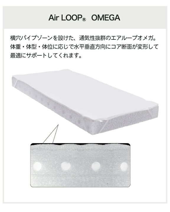 楽天市場】【開梱設置無料】＼ポイント16倍!／ マットレス エアループ 
