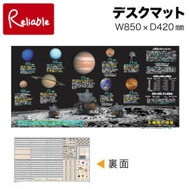 惑星 Sサイズ 奥行狭タイプ(850×420mm) デスクマット ウオチ UOCHI【mat2】【あす楽対応】