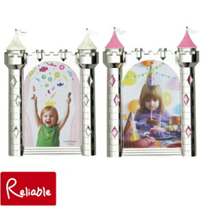<LADONNA/ラドンナ>2色対応!お城のフレーム MB48-P-WH MB48-P-PK 写真立て フォトフレーム ベビーフレーム 成長記録 出産祝い 誕生祝い ギフト プレゼント