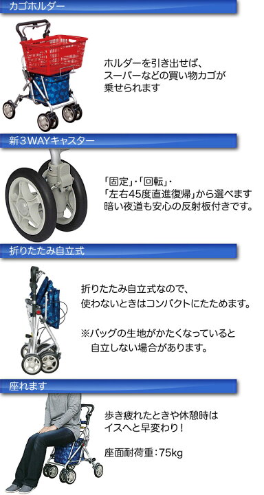 楽天市場】シルバーカー スイートIII（No.668)《須恵廣工業株式会社 