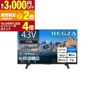 �y�ő�3,000�~OFF�N�[�|���L�EPT2�{�I�労�ӍՁz���� �e���r 43M550R | 43V�^ 4K�t���e���r Bluetooth�Ή� BS CS 4K�`���[�i�[����