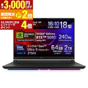 �y�ő�3,000�~OFF�N�[�|���L�EPT2�{�I�労�ӍՁz�G�[�X�[�X �m�[�gPC G835LW-U9R5080 | ASUS �m�[�g�p�\�R�� ROG Strix SCAR 18�^