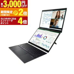 �y�ő�3,000�~OFF�N�[�|���L�EPT2�{�I�労�ӍՁz�G�C�X�[�X �m�[�g�p�\�R�� UX8406CA-U9321W | ASUS �m�[�gPC Zenbook Duo UX8406CAU9321W 14�^