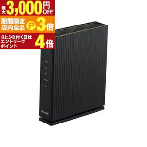 yő3,000~OFFN[|LIPT3{IX[p[SALEzGR WiFi [^[ WRC-X1800GS2-B | elecom Wi-Fi 6 IPv6Ή Win mac iPadΉ ubN