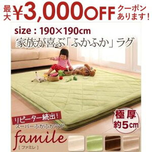 yő3,000~OFFN[|LIPT3{IubNtCf[zO 190×190cm | 190cm ӂӂO  ɌO }CNt@Co[ zbgJ[ybgOK g[Ή I[V[Y 5cm 