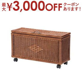 【最大3000円OFFクーポン※スーパーSALE】収納ボックス キャスター付き ラタン | 家具 籐家具 雑貨 インテリア ランドリー バスケット サニタリー ラック 収納 隙間 籐 ラタン 布張り 備品 温泉 銭湯 スパ 旅館 ホテル 脱衣所 脱衣場 風呂上り