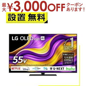 yő3000~OFFN[|LI}\zSݒu LG L@ELer OLED55G5PJB | GW[ LG Electorinics 55V^ 4KΉ BS 4K`[i[ YouTubeENetflixΉ ubN