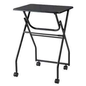 ܂肽ݎe[u ܂肽 ܂肽ݎfXN nCe[u LX^[t ړ ]  ؖڒ 70cm Lb` ƃfXN Vv zCg  ubN  F F