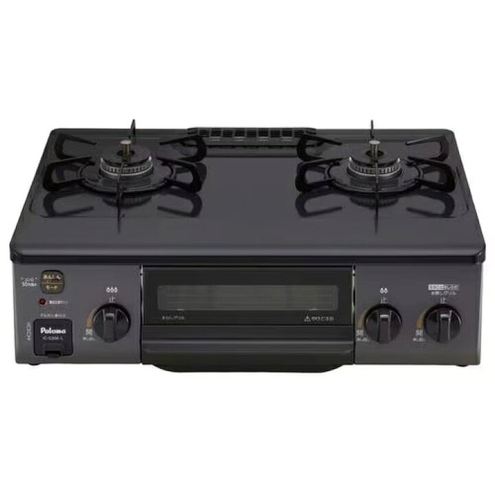 楽天市場】パロマ ガステーブル IC-S39K-L | ICS39KL LPG ガステーブル 