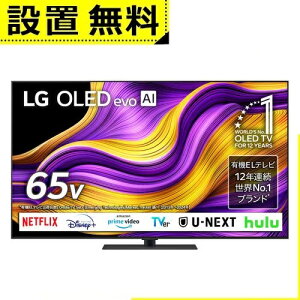 �y�ő�3,000�~OFF���Ԍ���N�[�|���L�z�S���ݒu���� LG �L�@EL�e���r OLED65G5PJB | �G���W�[ LG Electorinics 65V�^ 4K�Ή� BS 4K�`���[�i�[���� YouTube�ENetflix�Ή� �u���b�N