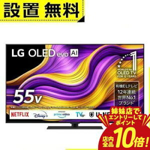 �y�o���X�ŃG���g���[��P10�{�I�N�[�|���L�I�X�[�p�[SALE�z�S���ݒu���� LG �L�@EL�e���r OLED55G5PJB | �G���W�[ LG Electorinics 55V�^ 4K�Ή� BS 4K�`���[�i�[���� YouTube�ENetflix�Ή� �u���b�N