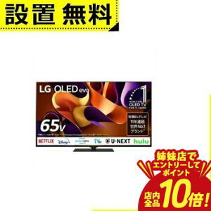 �yP10�{�i�v�G���g���[�j�{�N�[�|���b�o���X�z�S���ݒu���� LG �L�@EL�e���r OLED65G4PJB | LG Electorinics Japan 65V�^ 4K�Ή� BS 4K�`���[�i�[���� YouTube�Ή� Netflix�Ή� �u���b�N