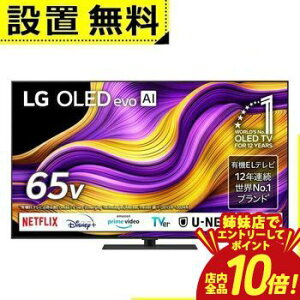 �y�o���X�ŃG���g���[��P10�{�I�N�[�|���L�I�X�[�p�[SALE�z�S���ݒu���� LG �L�@EL�e���r OLED65G5PJB | �G���W�[ LG Electorinics 65V�^ 4K�Ή� BS 4K�`���[�i�[���� YouTube�ENetflix�Ή� �u���b�N